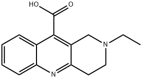 2-ETHYL-1,2,3,4-TETRAHYDRO-BENZO[B][1,6]NAPHTHYRIDINE-10-CARBOXYLIC ACID Struktur