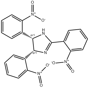 CIS-2,4,5-TRIS(2-NITROPHENYL)IMIDAZOLINE Struktur