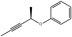 Benzene, [[(1R)-1-methyl-2-butynyl]oxy]- (9CI) Struktur