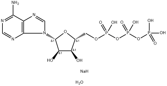 Adenosine 5'-triphosphate disodium salt Structure