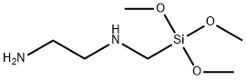 1,2-Ethanediamine,N-[(trimethoxysilyl)methyl]- Struktur