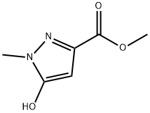 5-HYDROXY-1-METHYL-1H-PYRAZOLE-3-CARBOXYLIC ACID METHYL ESTER
 Struktur