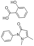 ANTIPYRINE SALICYLATE Struktur