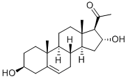 5-PREGNEN-3-BETA, 16-ALPHA-DIOL-20-ONE Struktur