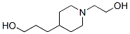 4-(hydroxypropyl)piperidine-1-ethanol Struktur