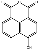 4-Hydroxy-1,8-naphthalenedicarboxylic anhydride Struktur