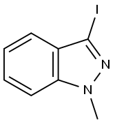 3-IODO-1-METHYL-1H-INDAZOLE Struktur