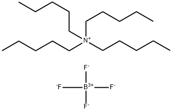 TETRAPENTYLAMMONIUMTETRAFLUOROBORATE Struktur