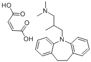 TRIMIPRAMINE MALEATE SALT Struktur