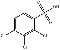 2,3.4-TRICHLOROBENZENE SULFONIC ACID Struktur