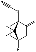 Thiocyanic acid, (1S,4S)-7,7-dimethyl-2-methylenebicyclo[2.2.1]hept-1-yl ester (9CI) Struktur