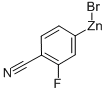 4-CYANO-3-FLUOROPHENYLZINC BROMIDE Struktur