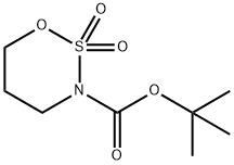 tert-butyl 2,2-dioxooxathiazinane-3-carboxylate Struktur