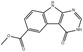 4-Hydroxy-9H-1,3,9-triaza-fluorene-6-carboxylic acid Methyl ester Struktur