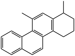 1,11-Dimethyl-1,2,3,4-tetrahydrochrysene Struktur