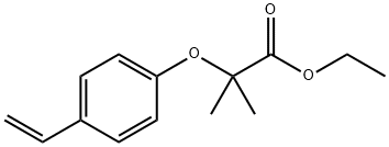 ethyl 2-(4-vinylphenoxy)isobutyrate Struktur