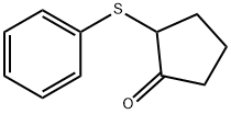 2-(Phenylthio)cyclopentanone Struktur