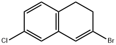 3-BROMO-6-CHLORO-1,2-DIHYDRONAPHTHALENE Struktur