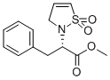 2(3H)-ISOTHIAZOLEACETIC ACID, ALPHA(PHENYLMETHYL)-, METHYL ESTER, 1,1-DIOXIDE (ALPHAS) Struktur