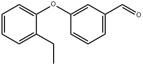 Benzaldehyde, 3-(2-ethylphenoxy)- (9CI) Struktur