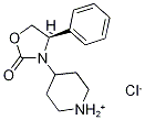 4-[(4r)-2-oxo-4-phenyl-1,3-oxazolidin-3-yl]piperidinium chloride Struktur