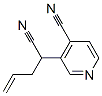 3-Pyridineacetonitrile,  4-cyano--alpha--2-propenyl-  (9CI) Struktur