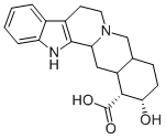 YOHIMBINIC ACID MONOHYDRATE Struktur