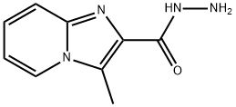 Imidazo[1,2-a]pyridine-2-carboxylic acid, 3-methyl-, hydrazide (9CI) Struktur