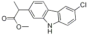 9H-Carbazole-2-acetic acid, 6-chloro-a-Methyl-, Methyl ester Struktur