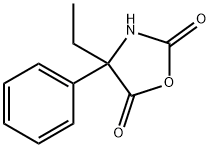 2,5-Oxazolidinedione,  4-ethyl-4-phenyl- Struktur