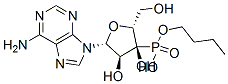 3'-(1-butylphosphoryl)adenosine Struktur