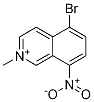 5-broMo-2-Methyl-8-nitroisoquinolin-2-iuM Struktur