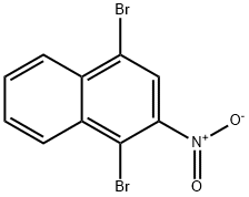 1,4-Dibromo-2-nitronaphthalene Struktur