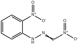 Nitromethanal-2-nitrophenylhydrazone Struktur