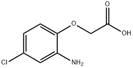 2-(2-amino-4-chlorophenoxy)acetic acid Struktur