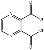 2,3-PYRAZINEDICARBONYL DICHLORIDE- Struktur