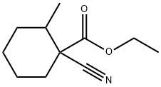 Ethyl-1-cyano-2-methylcyclohexanecarboxylate Struktur