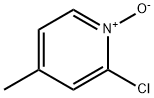 2-Chloro-4-Methylpyridine 1-oxide Struktur