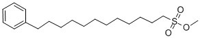 METHYL DODECYLBENZENE SULFONATE Struktur