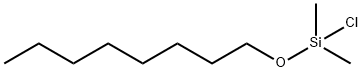 octyloxydimethylsilyl chloride Struktur