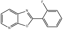 2-(2-Fluorophenyl)oxazolo[5,4-b]pyridine Struktur