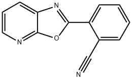 2-(Oxazolo[5,4-b]pyridine-2-yl)benzonitrile Struktur