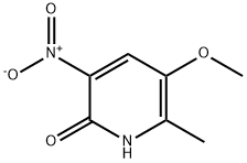 5-METHOXY-6-METHYL-3-NITROPYRIDIN-2-OL Struktur