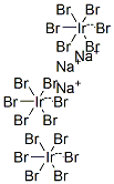 trisodium hexabromoiridate Struktur