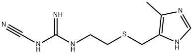 N-desmethylcimetidine Struktur