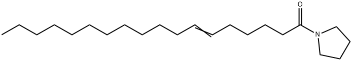 1-(6-Octadecenoyl)pyrrolidine Struktur