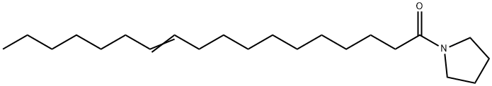 1-(11-Octadecenoyl)pyrrolidine Struktur