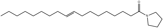 1-[(E)-9-Octadecenoyl]pyrrolidine Struktur