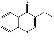 1-Methyl-3-methoxyquinoline-4(1H)-one Struktur