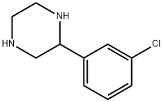 2-(3-CHLOROPHENYL)PIPERAZINE Struktur